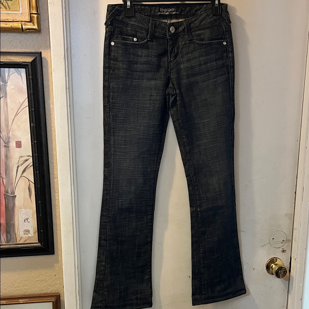 🎀🩷🎀🩷🎀🩷 BEBE RHINESTONE HEART JEANS🩷🎀🩷🎀🩷🎀🩷🎀 - Picture 4 of 9